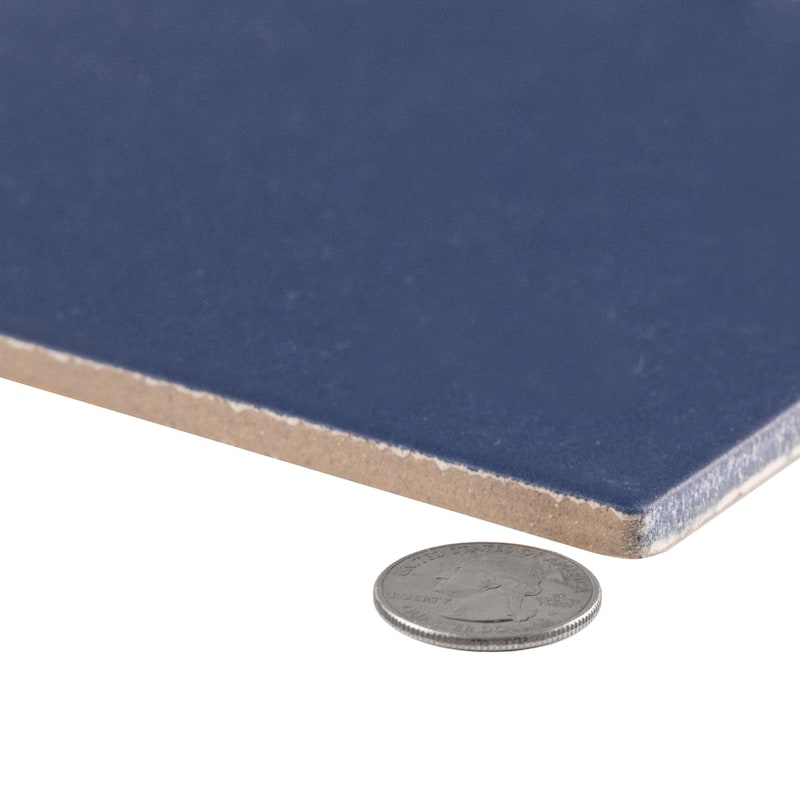 Merola Tile Piscina Brick Matte Cobalto 9-5/8" x 19-1/2" Porcelain Floor and Wall Tile
