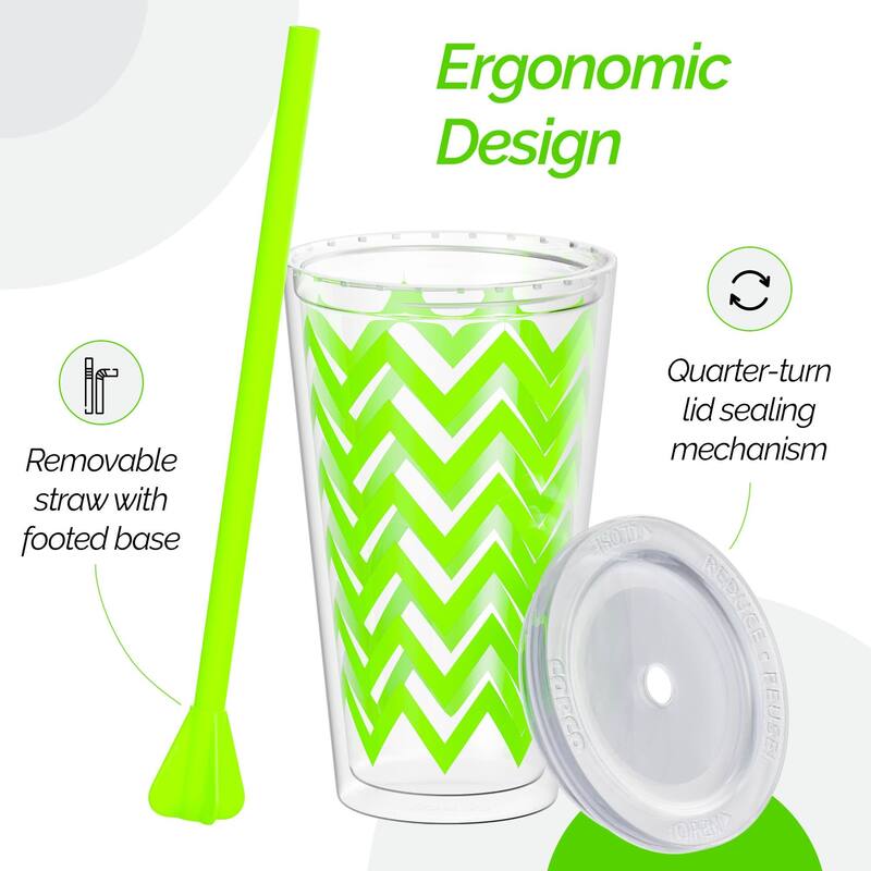 Copco Minimus Tumbler With Removable Straw And Double Wall Insulation - 24 oz.