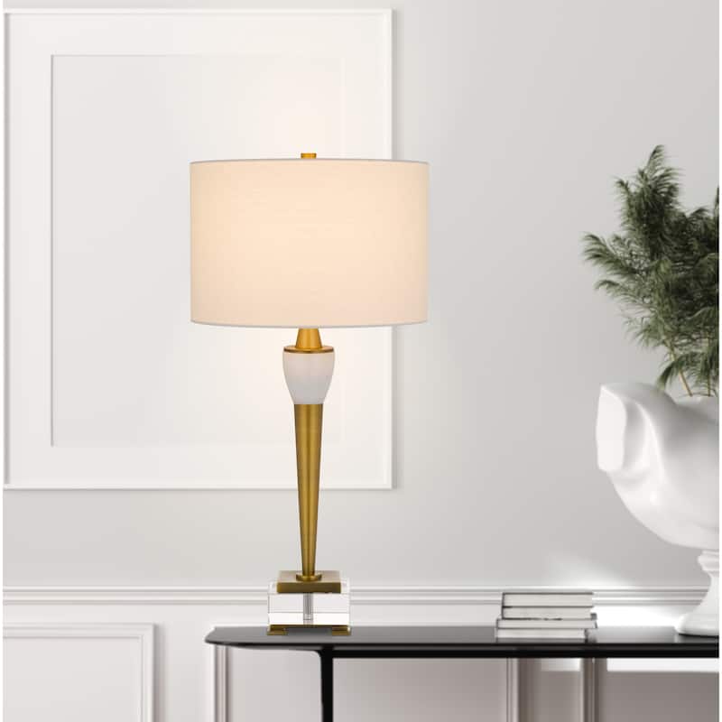 Bradford 30.5" Height Antique Brass Metal Table Lamp - One Size