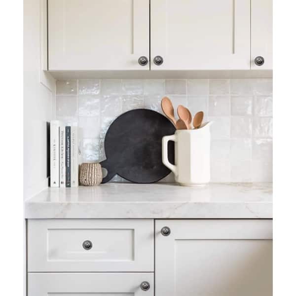 grey knobs for dresser Mascot Hardware Ringed 1.33 in. Antique Pewter Round Cabinet - Bed Bath & Beyond GGBS0407
