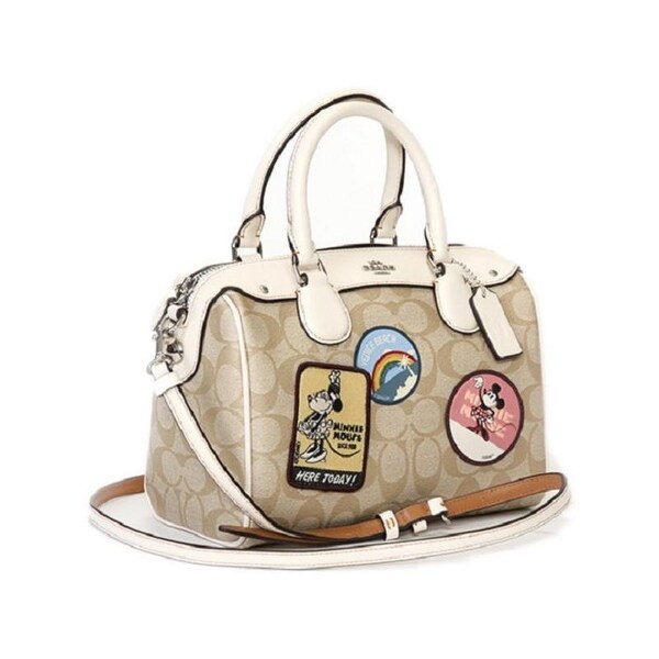 coach mini bennett satchel in signature canvas