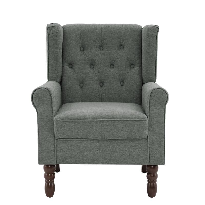Tufted Wingback Upholstered Accent Chair for Living room