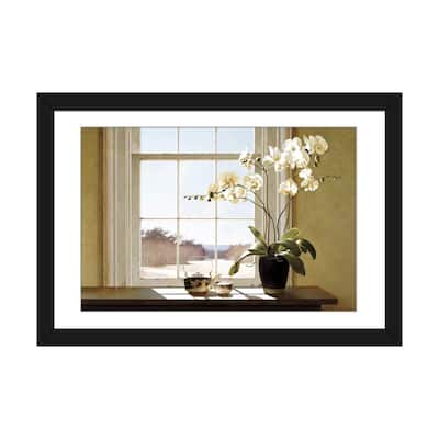 iCanvas "Orchids In The Window II" by Zhen-Huan Lu