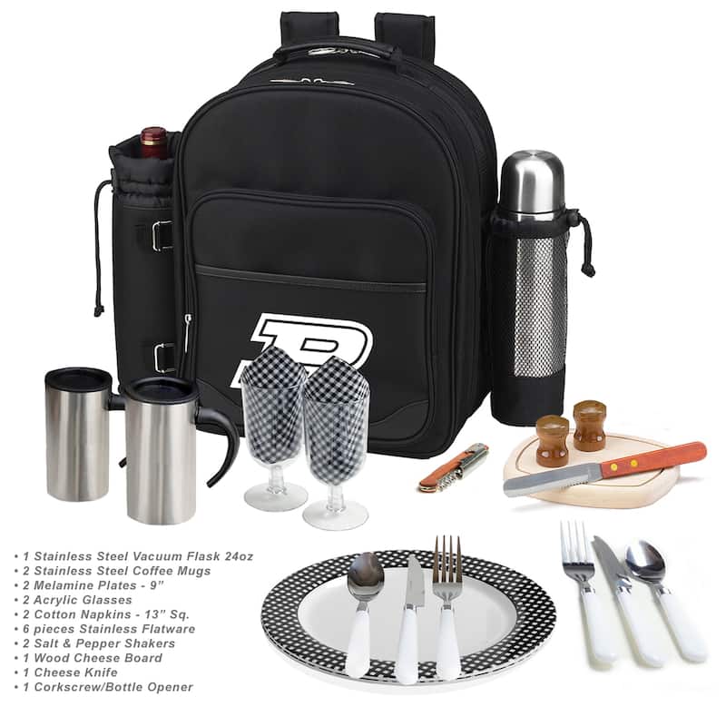 NCAA Purdue Boilermakers 2-Person Coffee Picnic Backpack