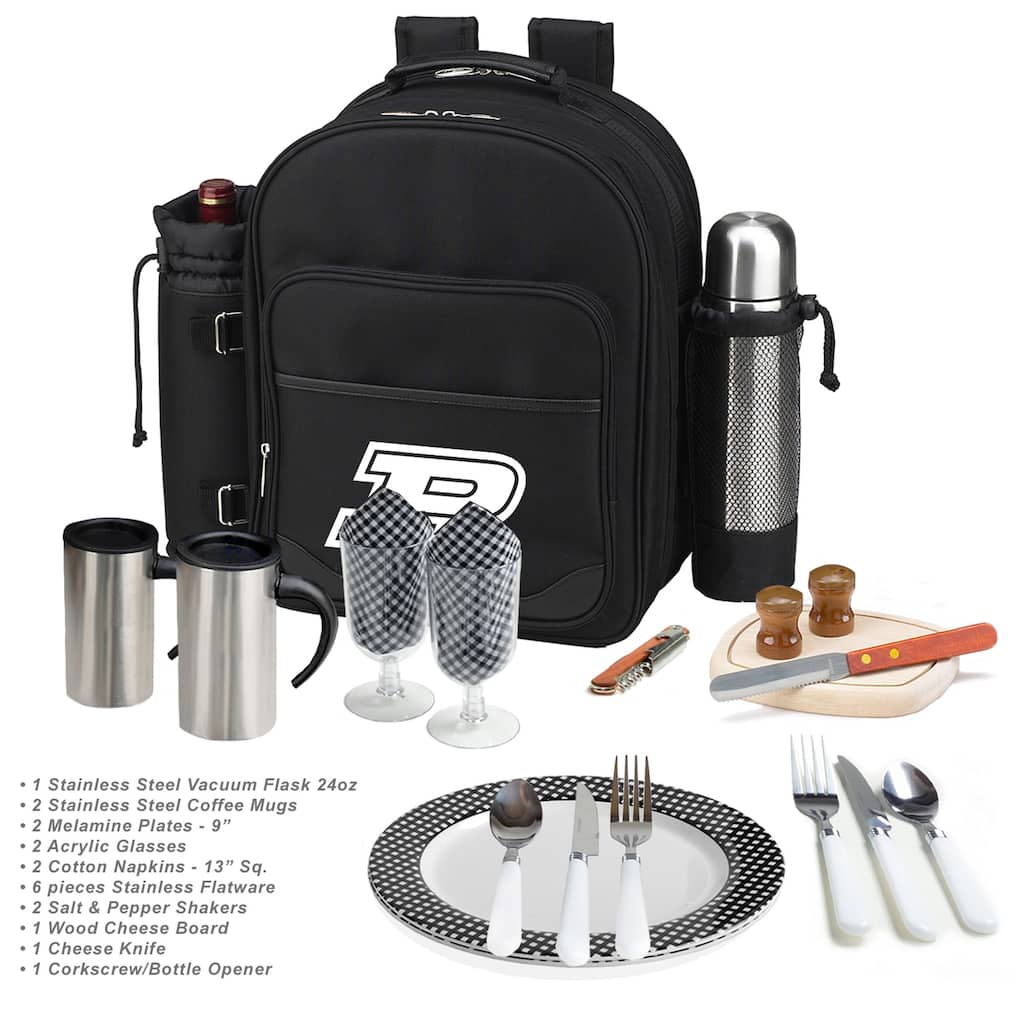 NCAA Purdue Boilermakers 2-Person Coffee Picnic Backpack