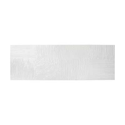 Terrain 12x36 Off-White Ceramic Large Format Trowel Plaster-Style Wall Tile (5.82 sq ft/case) - 4 Pack