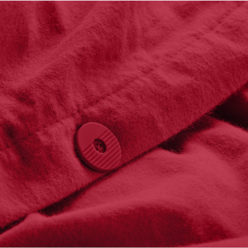 Bare Home Cotton Flannel Duvet Cover and Sham Set