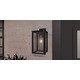 preview thumbnail 6 of 5, Matte Black One Light Outdoor Wall Mount from the Robbins Collection