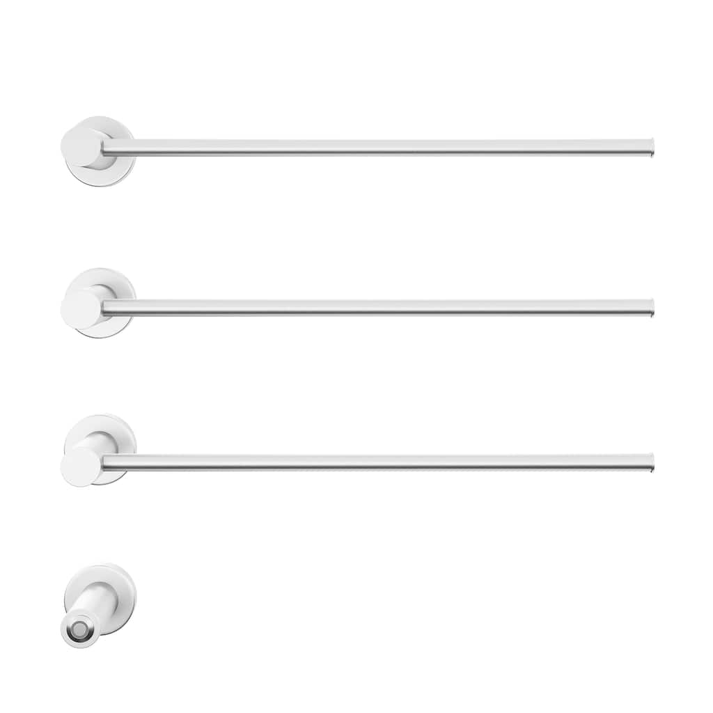 Claire 3-Bar Electric Towel Warmer In Chrome - 19.69" x 40.94" x 4.45"