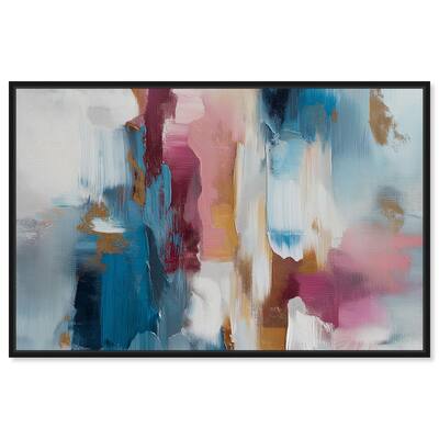 Rosy and Ocean Hues II Canvas by Art Remedy