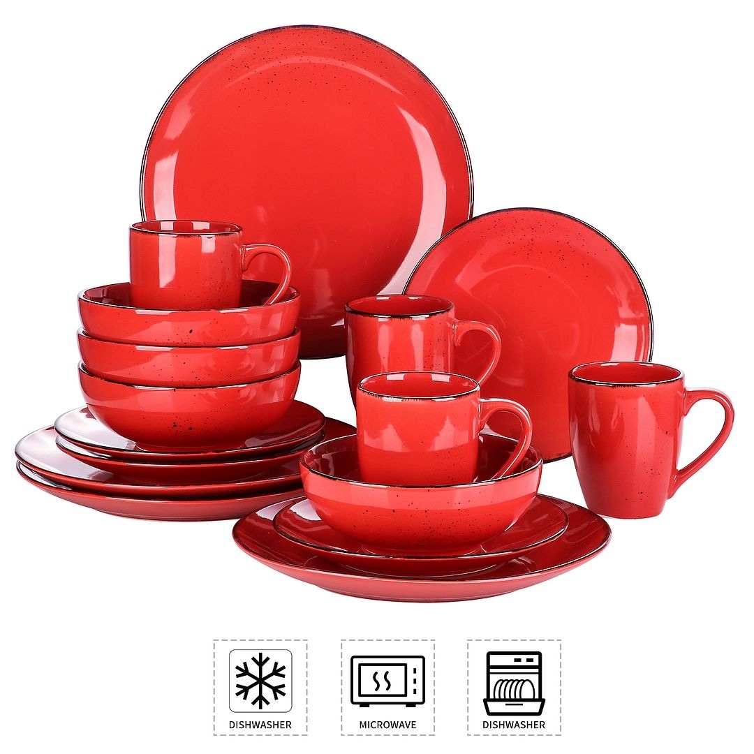 vancasso Navia Ceramic Dinnerware Set, 16 pieces Set