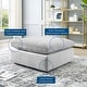 preview thumbnail 9 of 47, Commix Down Filled Overstuffed Performance Velvet Ottoman