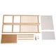 preview thumbnail 8 of 10, Bamboo Laundry Hamper Stand Hamper Cabinet - 20*12*47inch