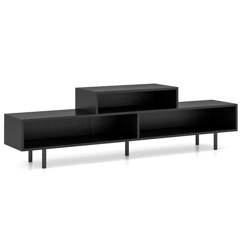 Costway 3 Cubby TV Stand for TVs up to 70" Entertainment Center Media - See Details