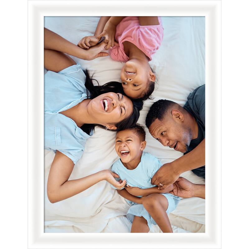 Oliver Narrow Framed Picture Frame, Photo Frame - 18x24 - Oliver White Narrow