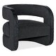 preview thumbnail 1 of 2, Hooker Furniture CC291-499 CC 30" Wide Fabric Accent Chair Charred Black