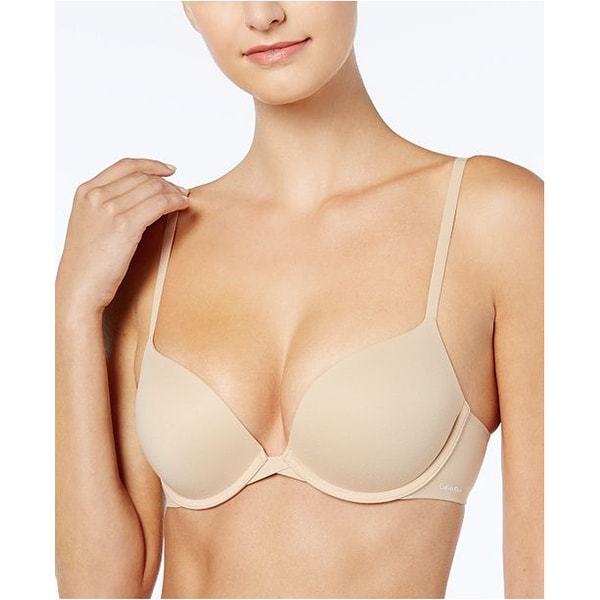 Calvin klein perfectly fit plunge push up bra Clearance