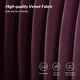 preview thumbnail 85 of 114, HULALA HOME Monica Modern Velvet Curved Tufted Back Loveseat with Metal Tapered Legs