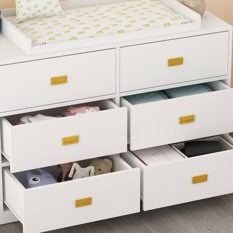 45.1"W x 32.9"H Timechee Changing Table Dresser