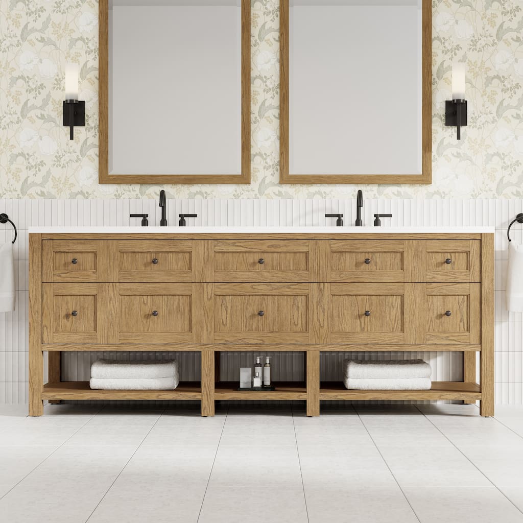 Breckenridge 84" Double Vanity Cabinet