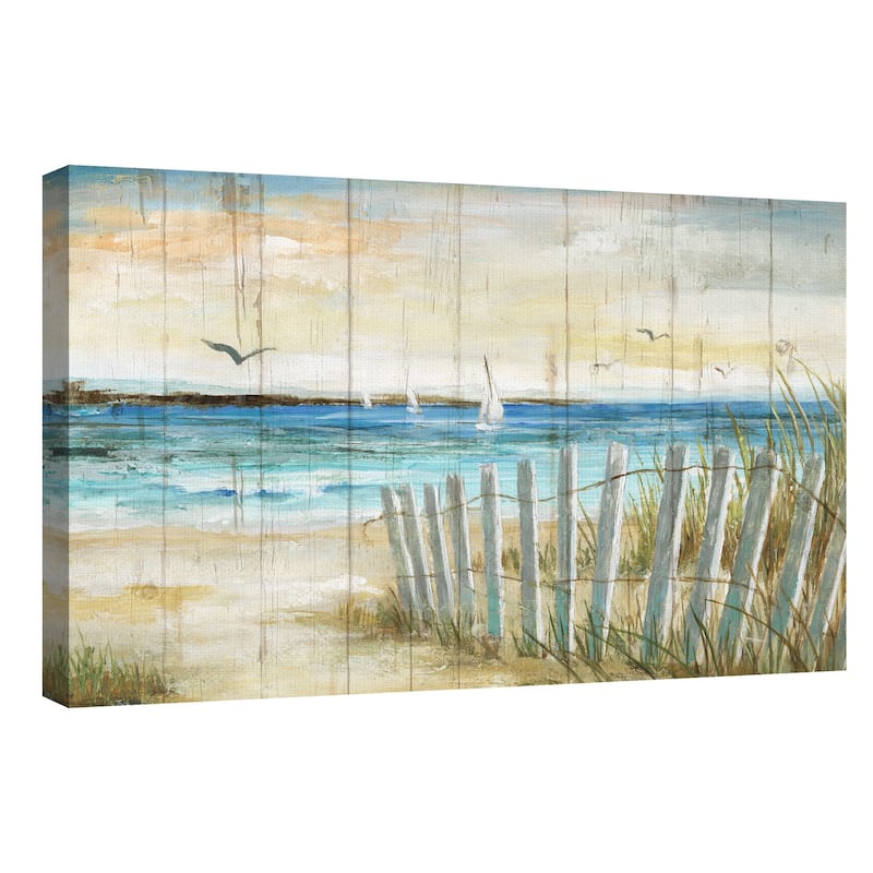 Coastal Causeway by Nan Canvas Art Print