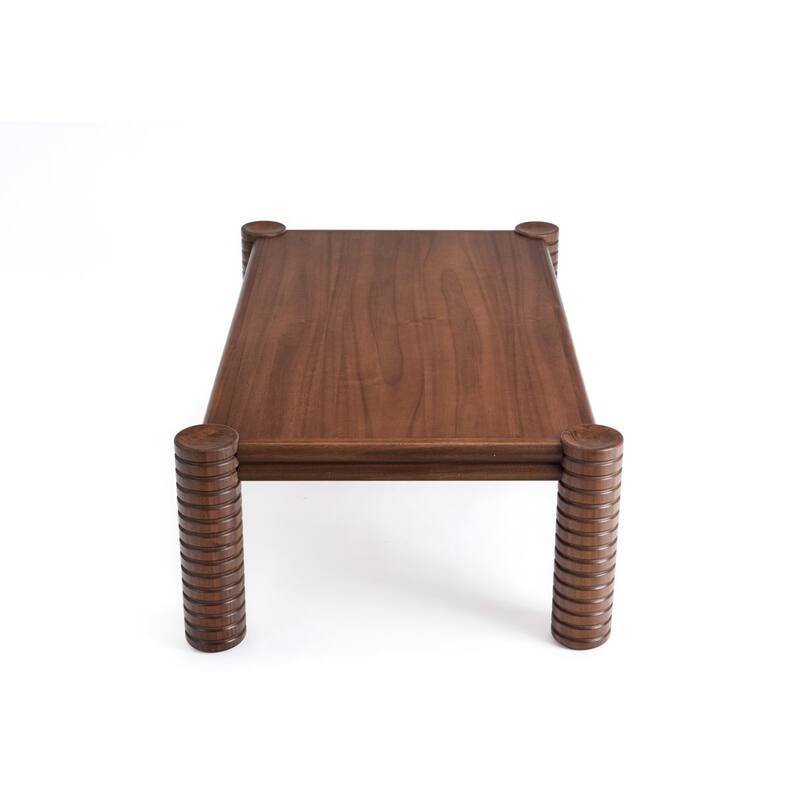 Studio London Ellis Coffee Table Mid-Century Rectangular Table and Easy Assembly