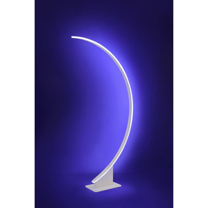 Half-Moon 56" Full-Arched Led Floor Lamp, Rgb Party/Mood Light - 56