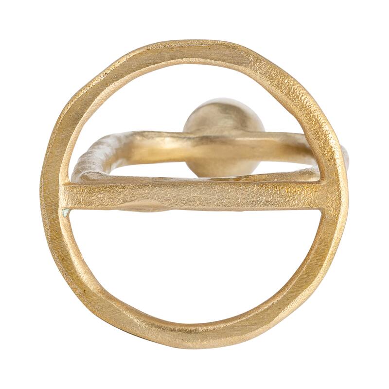 Sagebrook Home Oval Ring Taper Candle Holder