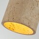 1-Light 5'' Modern Farmhouse Natural Travetine Single Pendant Light ...