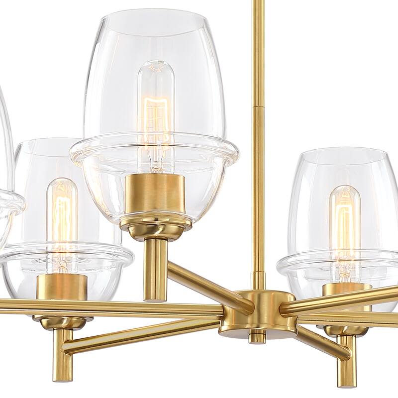 Designers Fountain D310M-6CH Summer Jazz 6 Light 28" Wide Chandelier