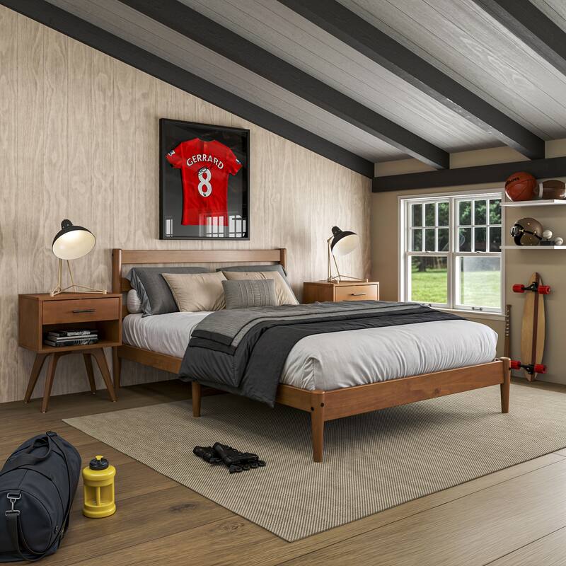 Mid-Century Platform Bed