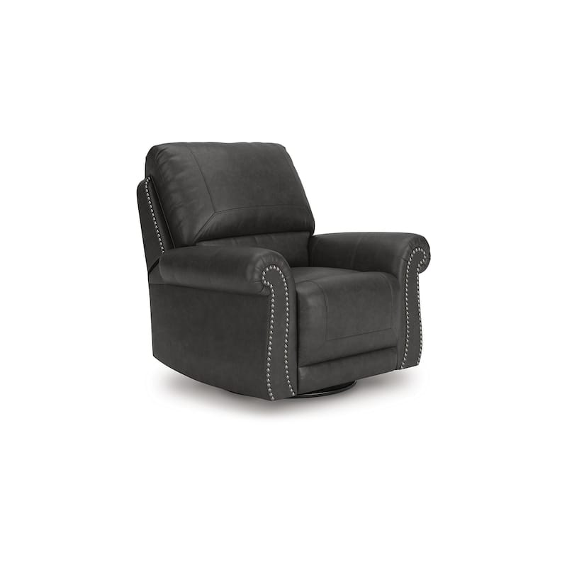 Signature Design by Ashley Chatterton Black Swivel Glider Recliner
