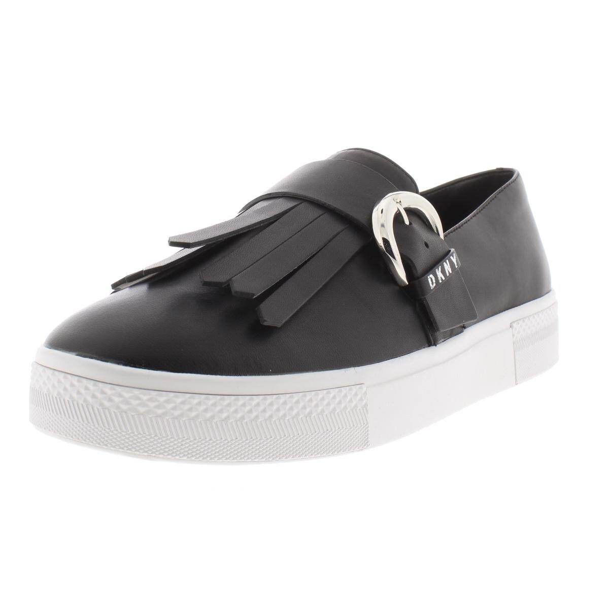 Shop Dkny Womens Jules Casual Shoes Leather Fringe Overstock