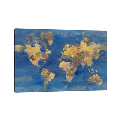 iCanvas "Golden World" by Albena Hristova Canvas Print