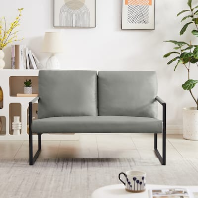Accent Arm Chair with Extra Thick Padded Backrest and Seat Cushion Sofa Chairs