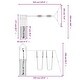 preview thumbnail 21 of 19, vidaXL Swing Set Outdoor Backyard Wooden Playground Equipment for Kids Age 3-8