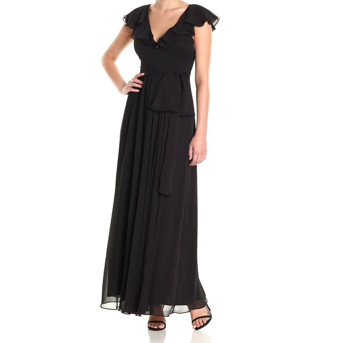 jill jill stuart black gown