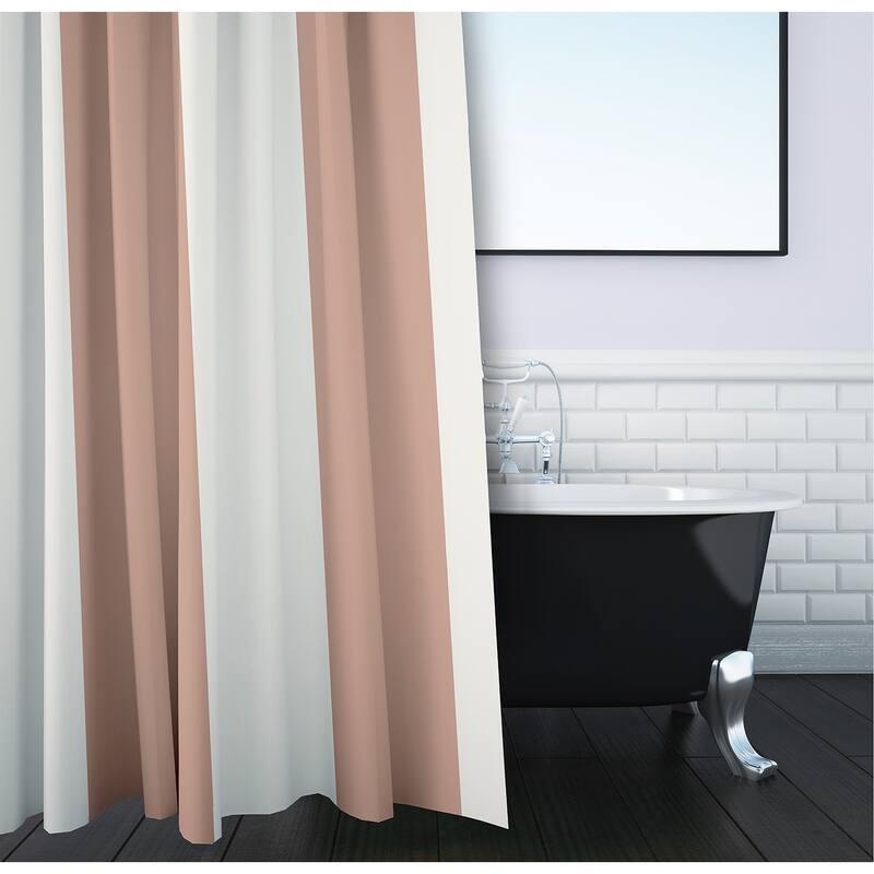 Graduated Stripe Shower Curtain