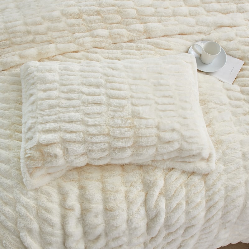 Shar Pei FauxFur Duvet Cover Set