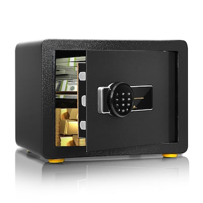 Costway 1.0 Cu Ft Electronic Digital Security Safe Box W/ Keypad & Key