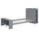 preview thumbnail 63 of 63, Platform bed with LED lights and USB port
