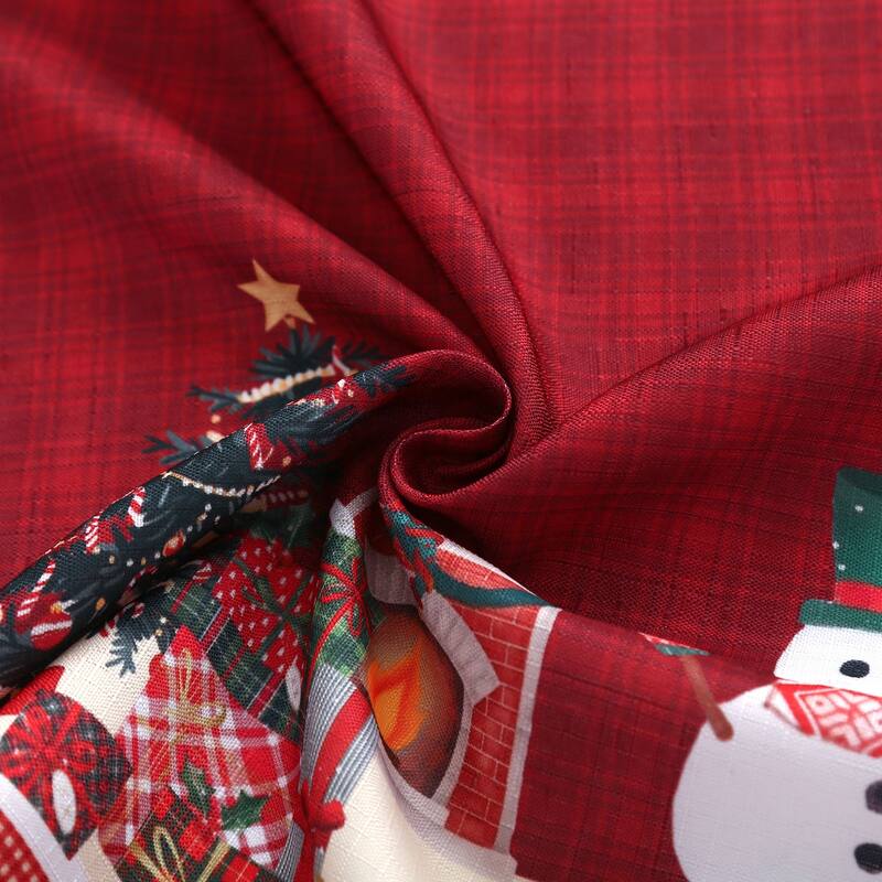 3 Pcs Christmas Kitchen Curtains Set