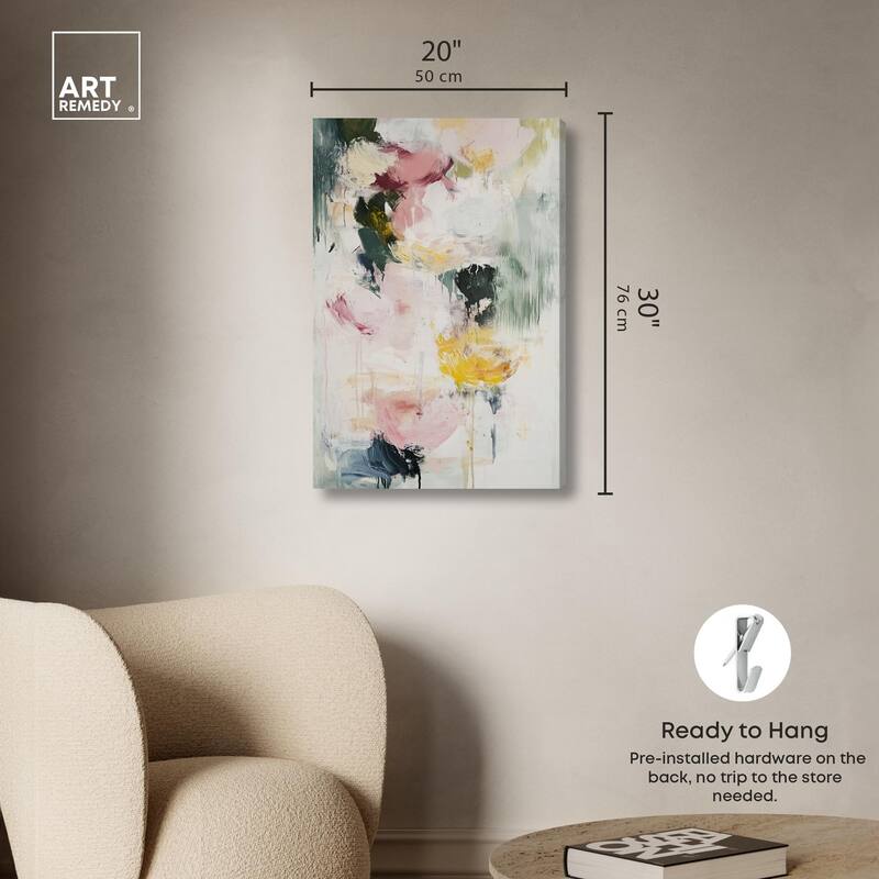 Dripping Colors II Canvas by Art Remedy, Gallery Wrapped
