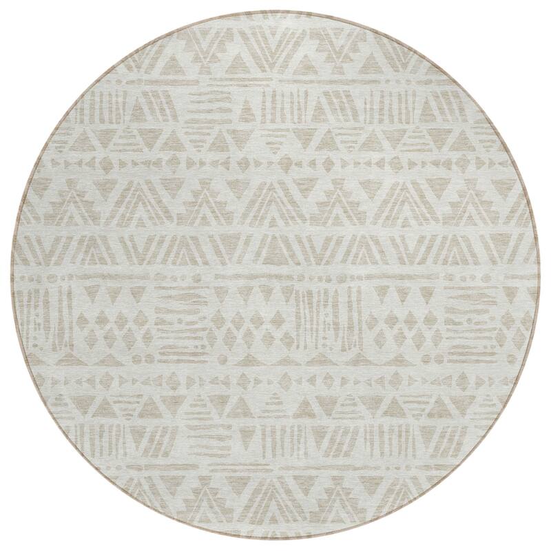 HomeRoots Southwestern Transitional Rectangle Outdoor Rug
