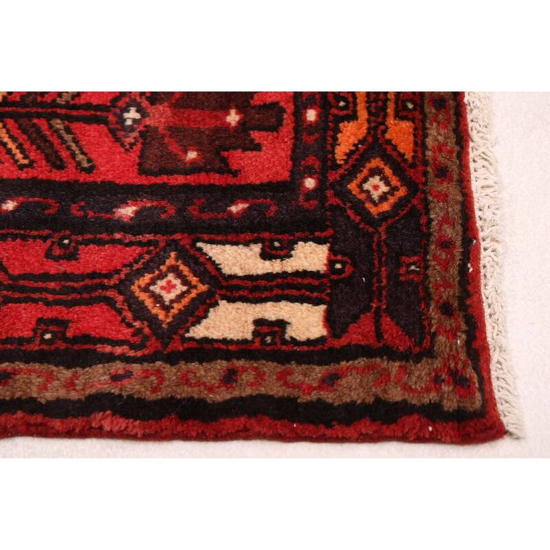 ECARPETGALLERY Hand-knotted Andelz Red Wool Rug - 3'3 x 5'3