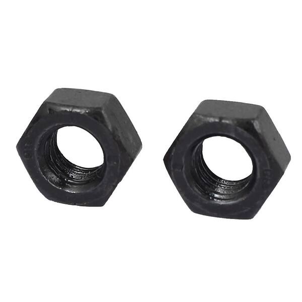 Shop M8 Carbon Steel Grade 8 Hexagon Hex Nut Black 100pcs Overstock 18451027
