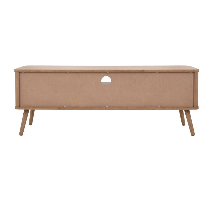 NPD Furniture Thelma KD 59.5 Inch Rattan TV Stand