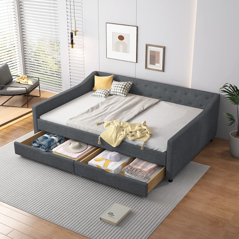 Full Size Daybed with Drawers