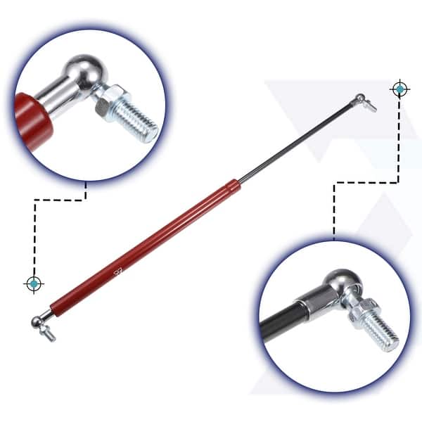 1 Set 22inch Red Lift Supports Struts Shocks Gas Spring with Ball Stud ...