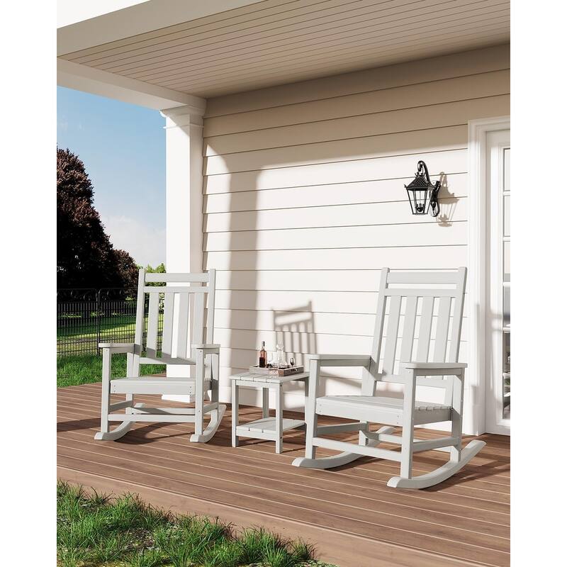 Folding Adirondack Chairs Set Of 1 HDPE Plastic Outdoor Chairs